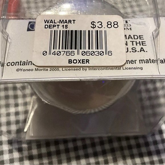 Boxer Glass Christmas Ornament Hanadeka Club By Yoneo Morita Holiday 2005 New - Picture 5 of 16